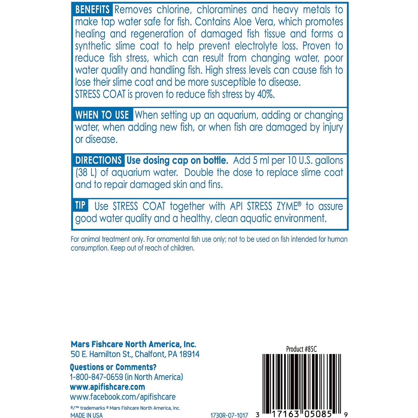 API Stress Coat Water Conditioner