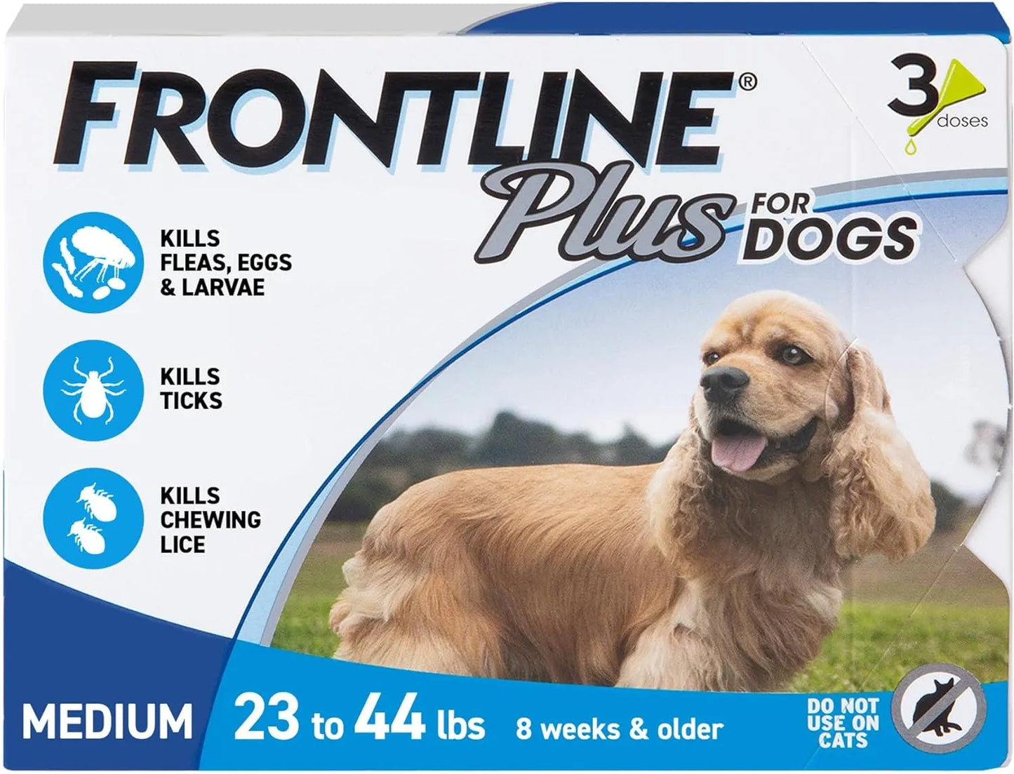 Frontline Plus Flea &amp; Tick Spot Treatment