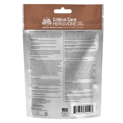 Oxbow Critical Care Fine Grind for Small Herbivores