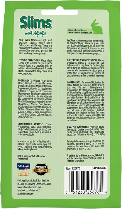 VitaKraft Slims with Alfalfa Rabbit Treats