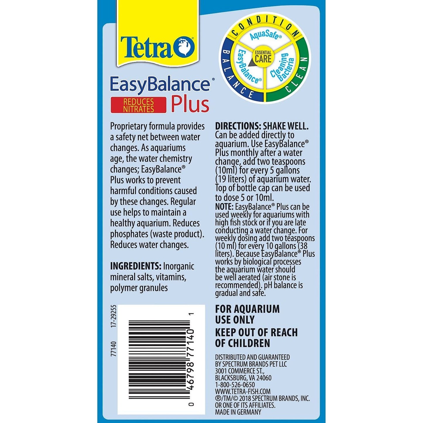 Tetra EasyBalance Plus Water Treatment